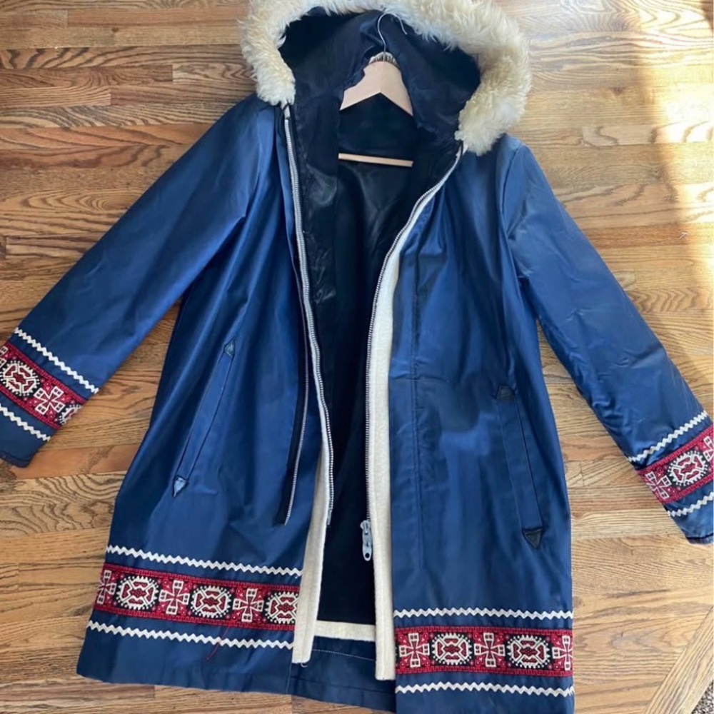 Rare Vintage Montmac Aristocrat Ricesportsear wool coat and rain coat sz 38 (M)